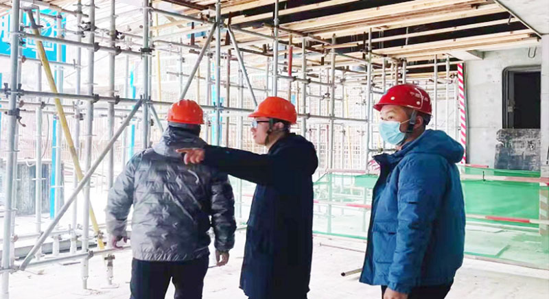 濟南萬科山望使用科洛防水材料現場