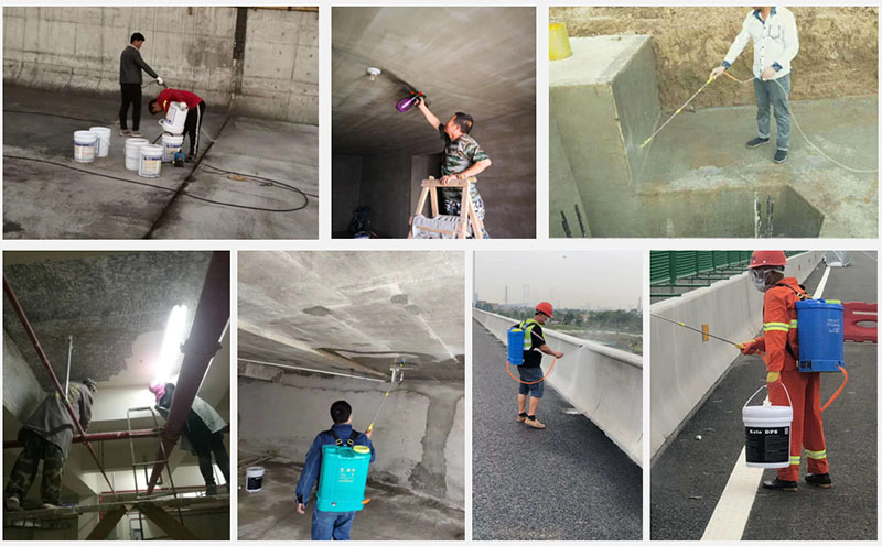 滲透結晶防水涂料具有施工便捷