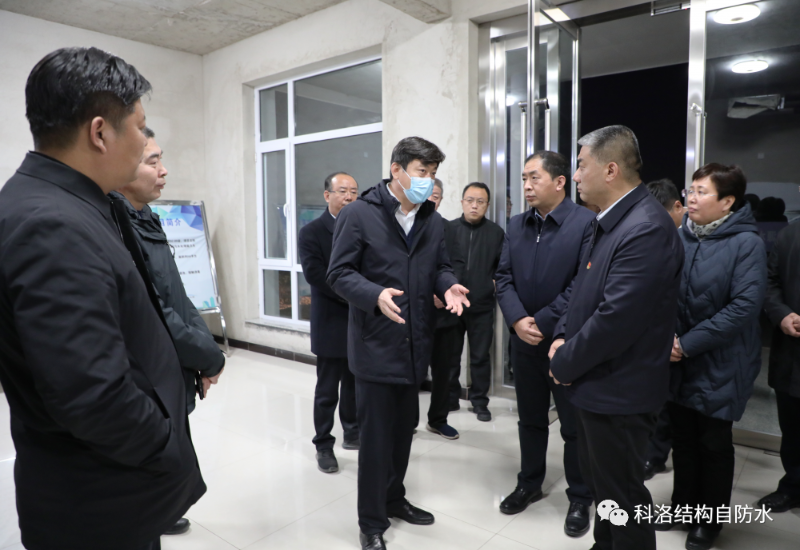 領(lǐng)導(dǎo)考察科洛項目現(xiàn)場