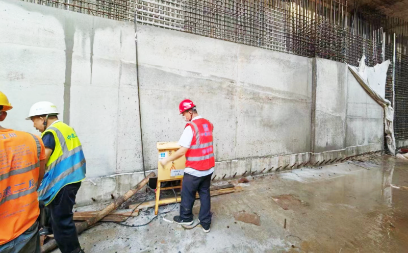 側墻70公分拆模后效果