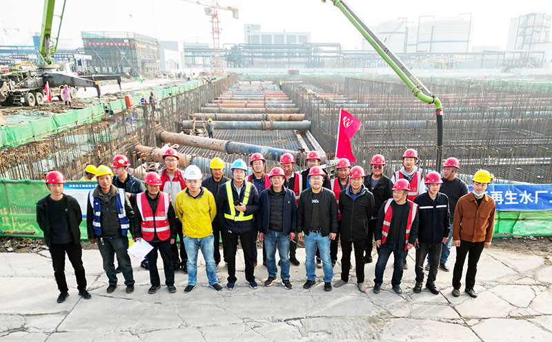 江蘇徐圩新區再生水廠二期現場