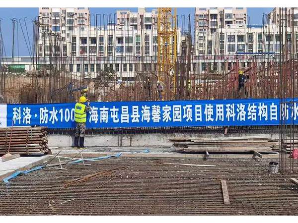 科洛結構自防水案例-海南屯昌海馨家園